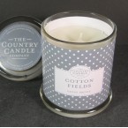 Country Candles - Cotton Fields Glass Jar Scented Candles